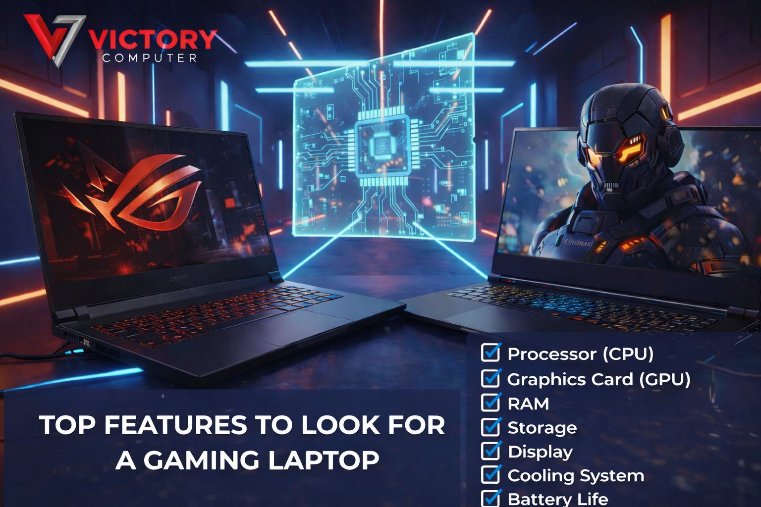 top features gaming laptop