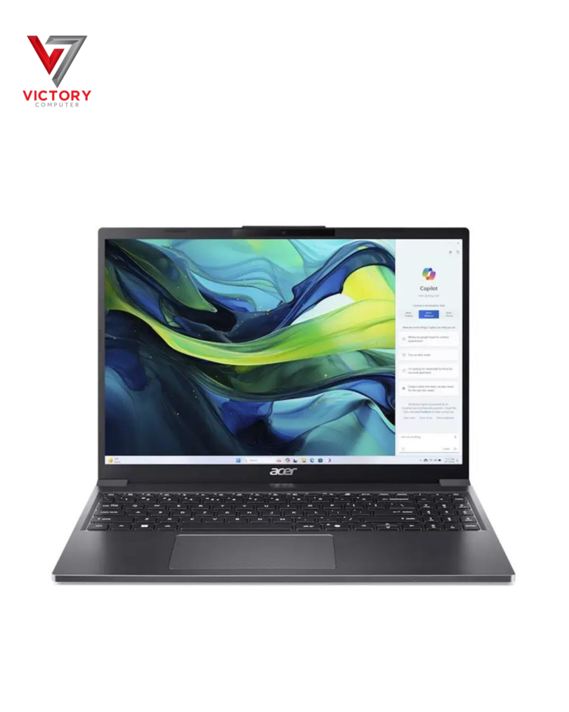 AcerGo15.VictoryComputer.pk_-1.png Acer Aspire 15 A15-51P-53SA 15.6" FHD Acer ComfyVie Intel® Core™ 5-120U OB 8GB LPDDR5 512GB PCle Gen4 SSD Windows 11 Home - Image 1