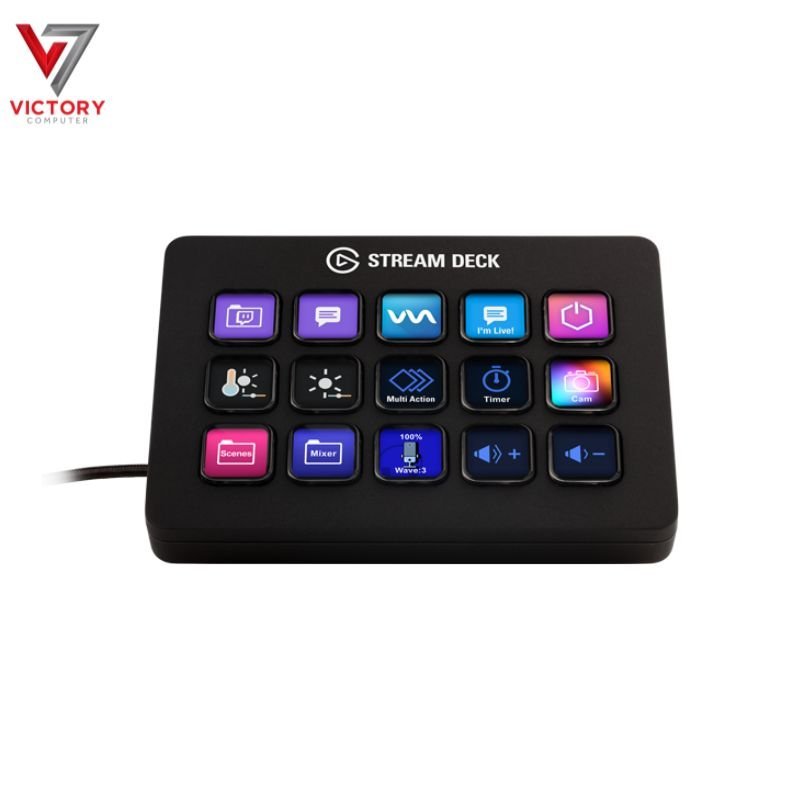 Corsair-Elgato-Stream.jpg Corsair Elgato Stream Deck MK.2 Black 10GBA9901 - Image 1