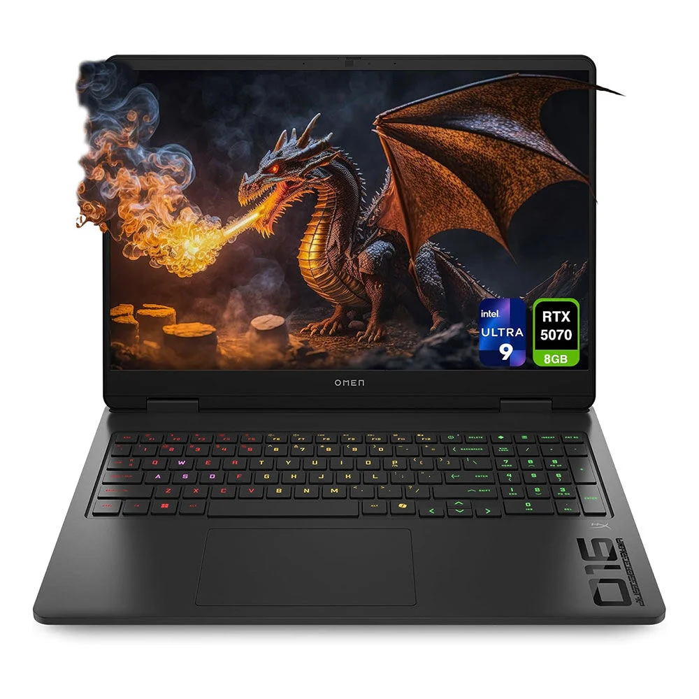 HP-Omen-Slim-16-an0119nr-Gaming-Intel-Core-Ultra-9-285H.webp HP Omen Slim 16 AN0119nr Gaming Intel Core Ultra 9 285H - 16GB Ram - 1TB SSD - Nvidia Geforce RTX 5070 8GB Graphics - 16" inch WQXGA 240Hz Display - Windows 11 1 Year Warranty Retail Box New Factory Sealed - Image 1