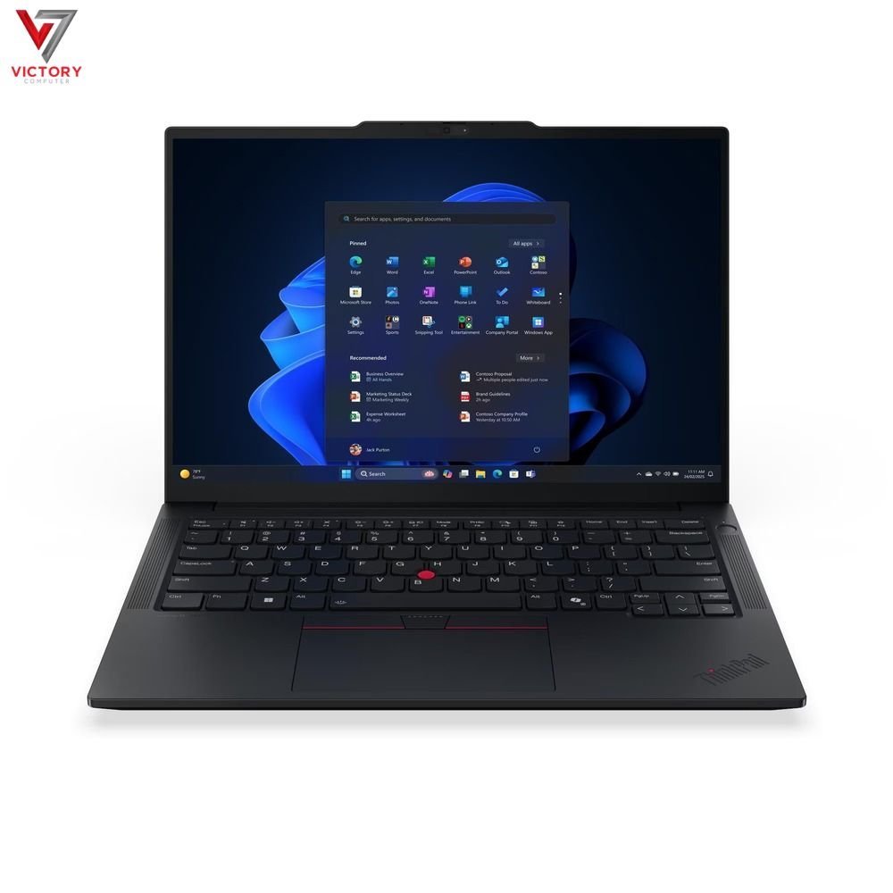 Lenovo-ThinkPad-E14-Intel-Core-Ultra-7-255H.jpg Lenovo ThinkPad E14 Intel Core Ultra 7 255H, 16GB RAM, 512GB SSD, Intel Arc Graphics 14" WUXGA IPS 300nits Display, Backlit keyboard, Fingerprint Reader, DOS - Image 1