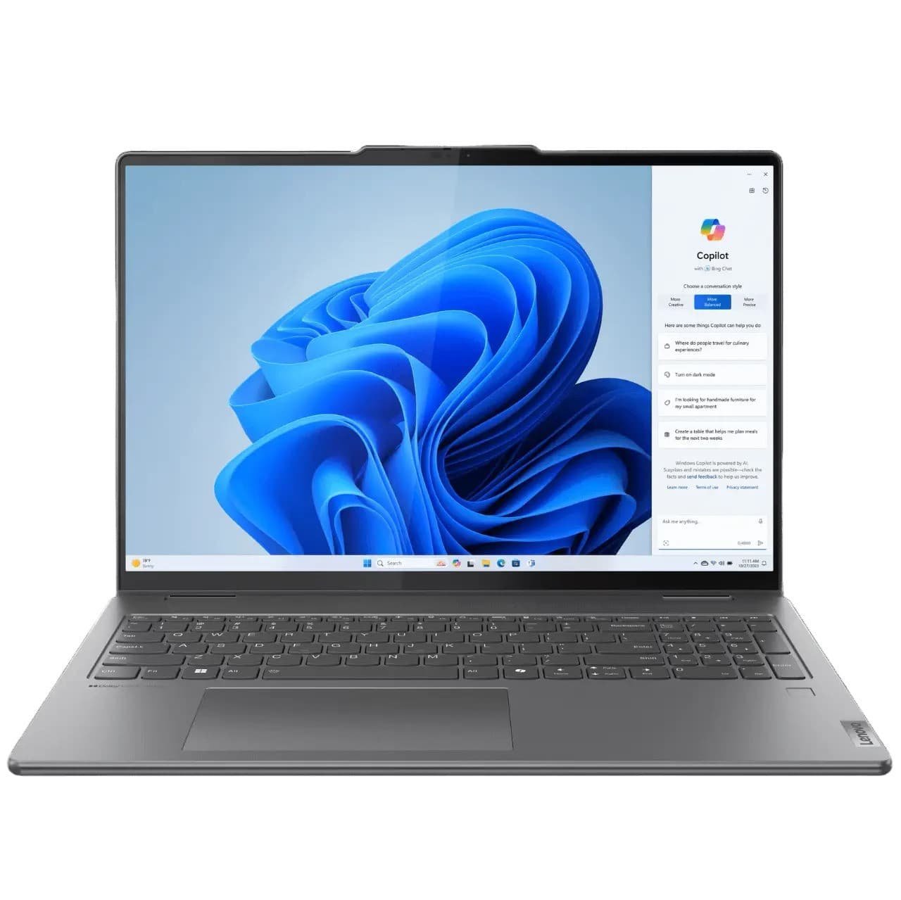 Lenovo-Yoga-7-Intel-Core-Ultra-7-155U.jpg Lenovo Yoga 7 2-in-1 16IML9 Laptop Intel Core Ultra 7 155U 16Gb Ram 1TB SSD 16" WUXGA (1920x1200) IPS Touch Screen Backlit English Keyboard Windows 11 Home Storm Grey - Image 1