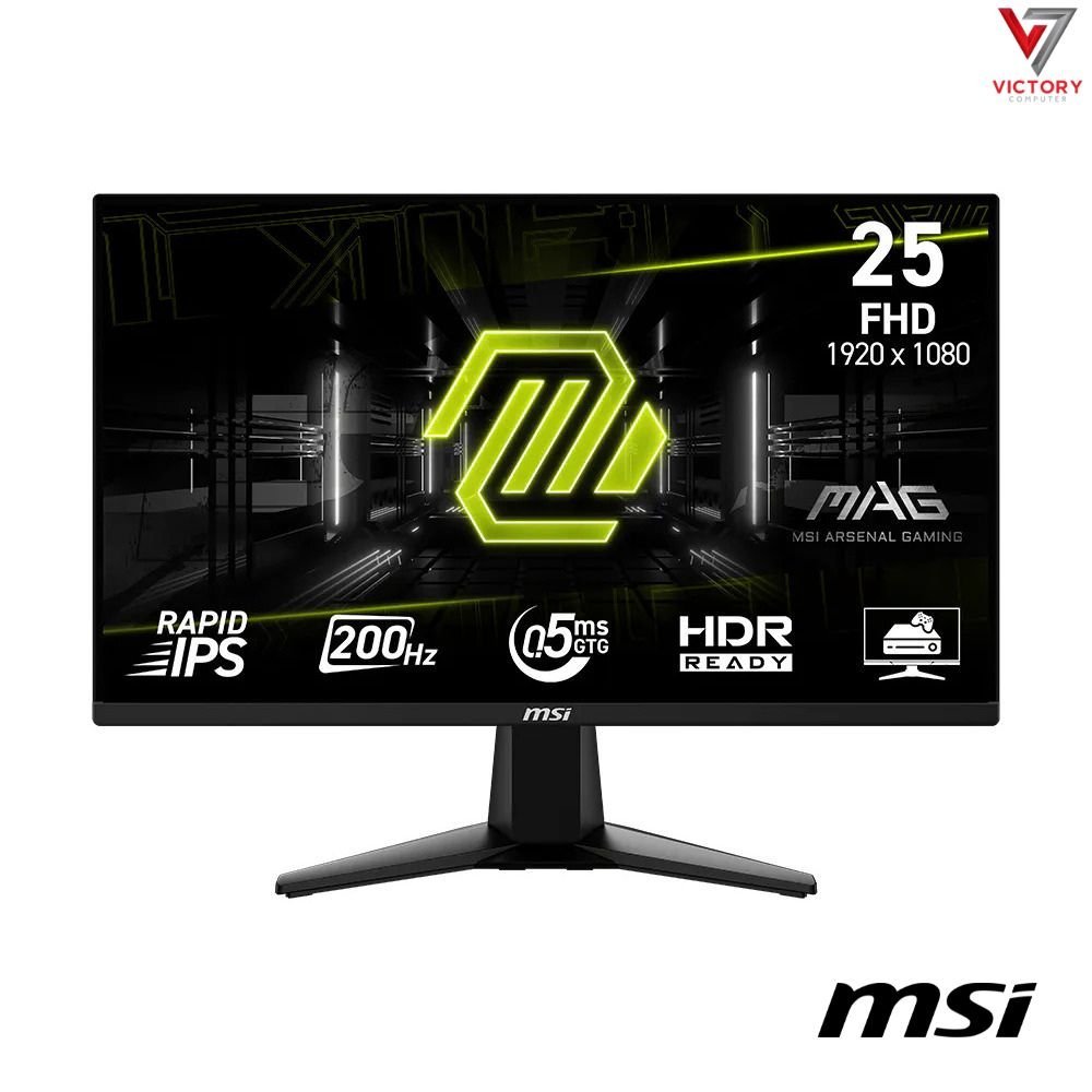 MSI-MAG-255F-E20-24.5″-FHD-Gaming-Monitor.jpg MSI MAG 255F E20 24.5″ FHD Gaming Monitor 200Hz Rapid IPS 1ms FreeSync Premium - Image 1