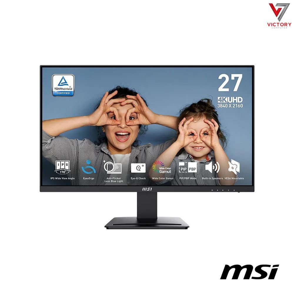 MSI-PRO-MP273U-27-4K-UHD-IPS-Business-Monitor.jpg MSI PRO MP273U 27-Inch 4K UHD IPS Business Productivity Monitor - Image 1