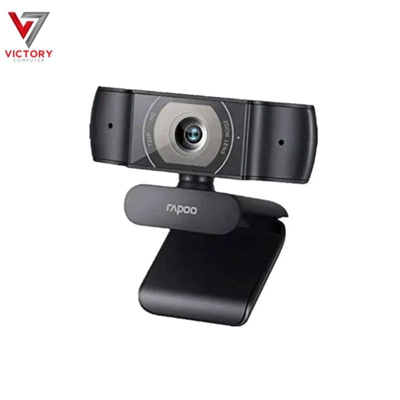 Rapoo-C200-HD-720p-30fps-Webcam.jpg Rapoo C200 HD 720p 30fps Super Wide Webcam - Image 1