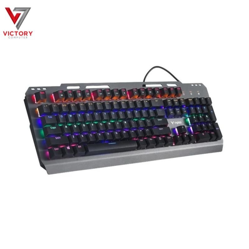 Rapoo-GK500-RGB-Mechanical-Gaming-Keyboard.jpg Rapoo GK500 RGB Wired Backlit Mechanical Gaming Keyboard - Image 1