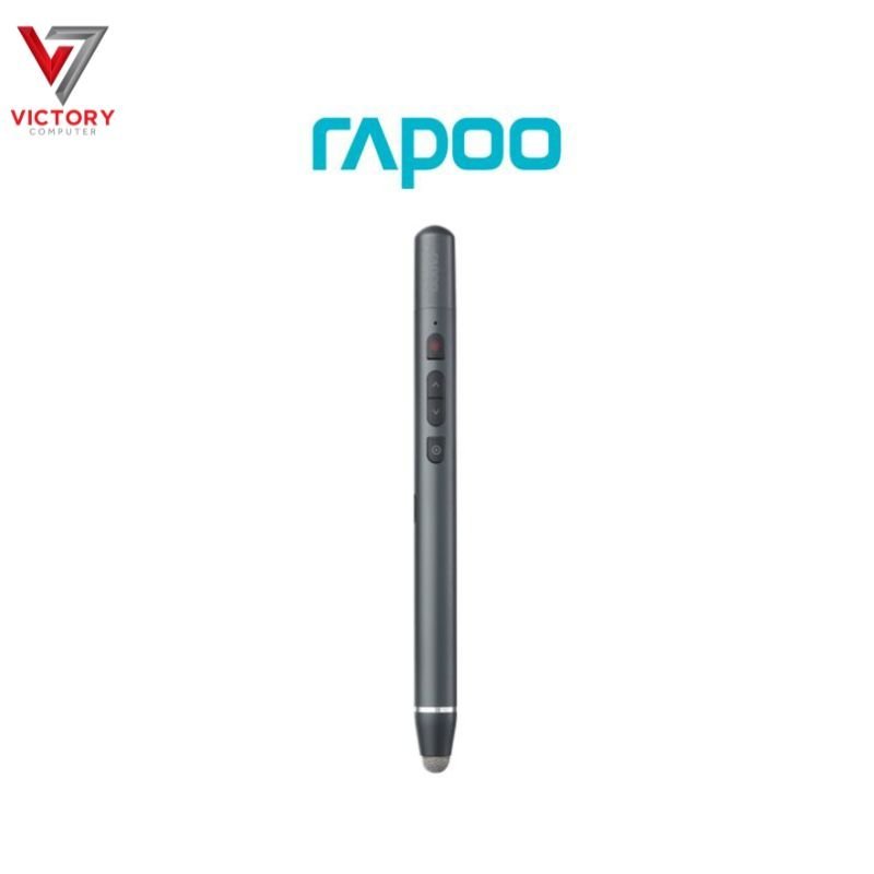 Rapoo-XR200-Wireless-Presenter-Pen.jpg Rapoo XR200 Wireless Laser Presenter Page Turning Pen - Image 1