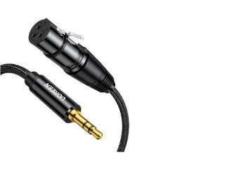 UGREEN-20244-3.5mm-Three-Pole-Male-to-XLR-Female-Audio-Cable-2m.png UGREEN 20244 3.5mm Three-Pole Male to XLR Female Audio Cable 2m - Image 1