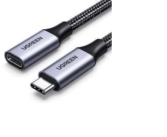 UGREEN-30205-USB-C-3.1-Extension-Cable-10Gbps-1M.png UGREEN 30205 USB-C 3.1 Extension Cable 10Gbps 1M - Image 1