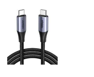 UGREEN-80150-USB-C-3.1-GEN2-Male-To-Male-5A-Data-Cable-1M.png UGREEN 80150 USB-C 3.1 GEN2 Male To Male 5A Data Cable 1M - Image 1