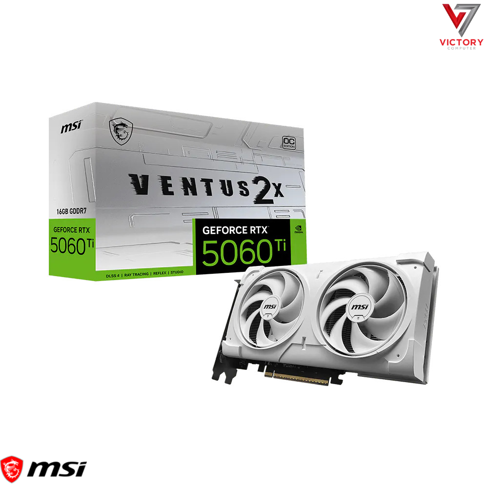 Untitled-design-2.png MSI RTX 5060 TI VENTUS 8GB PLUS WHITE Graphic Card - Image 1
