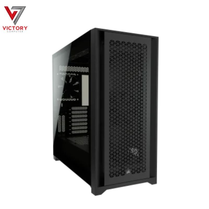 crossair-5000D-Black.jpg Corsair 5000D Tempered Glass Black - Image 1