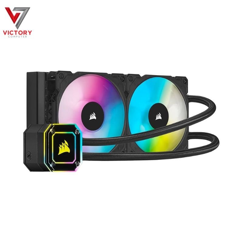 crossair-H100i-240mm-Cooler.jpg Corsair iCUE Titan 280 RX RGB Cooler - Image 1